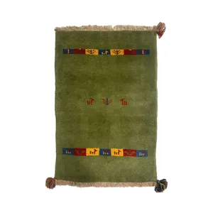 گبه دستباف 0.5 متری مدل بافت قشقای شیراز کد NKP-sgp55