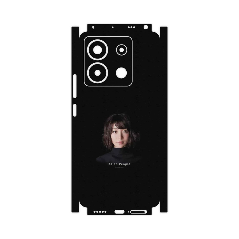برچسب پوششی ماهوت مدل Portrait of an Asian Woman-FullSkin مناسب برای گوشی موبایل شیائومی Redmi Note 13 Pro 5G
