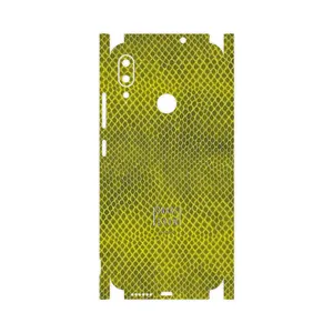 MAHOOT Yellow Snake Skin-FullSkin Cover Sticker for Motorola Moto E6 Plus