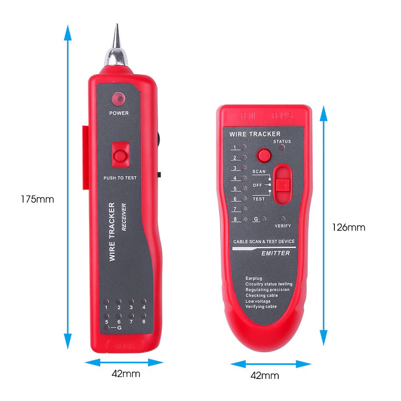 زوج یاب و تستر شبکه مدل CHL828 3
