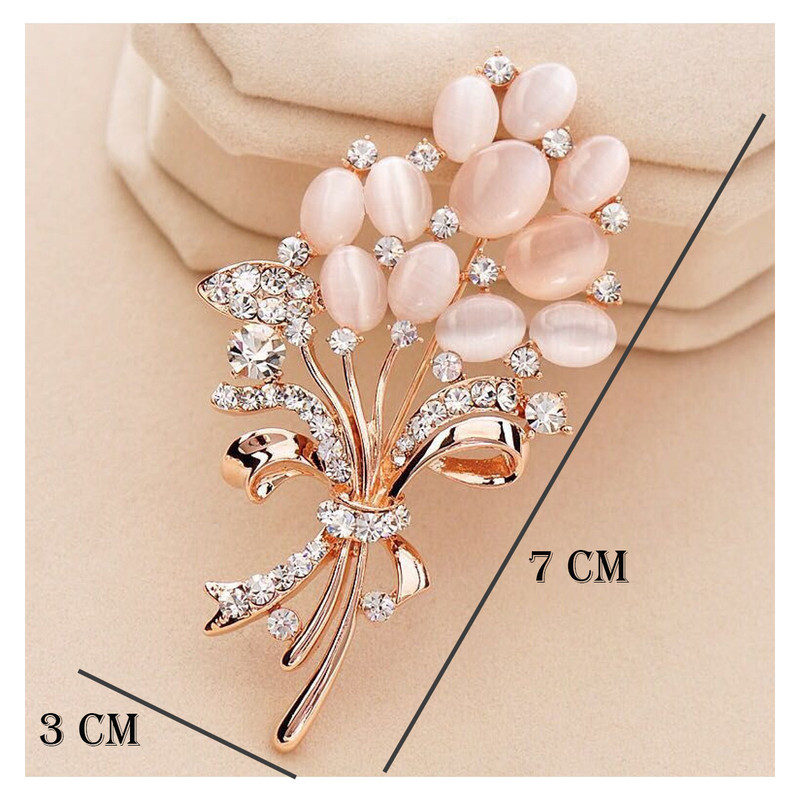 گل سینه زنانه مدل دسته گل کد 00582