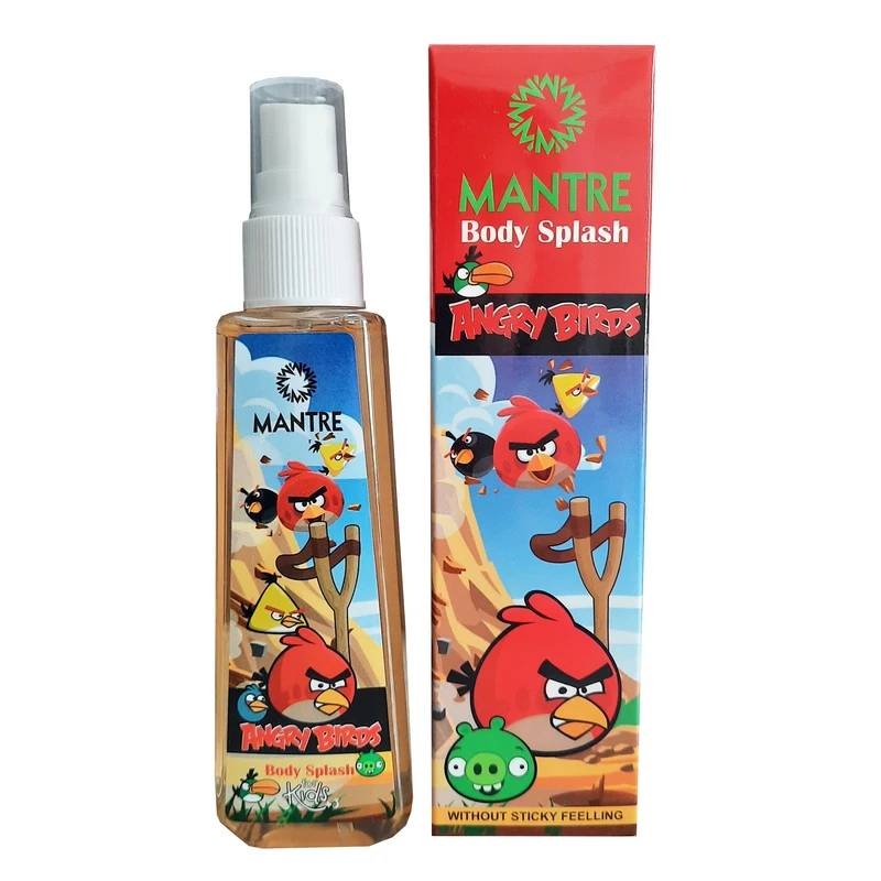 بادی اسپلش کودک مانتره مدل Angry Birds حجم 80 میلی لیتر