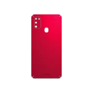 MAHOOT Matte-Warm-Red Cover Sticker for Samsung Galaxy M21