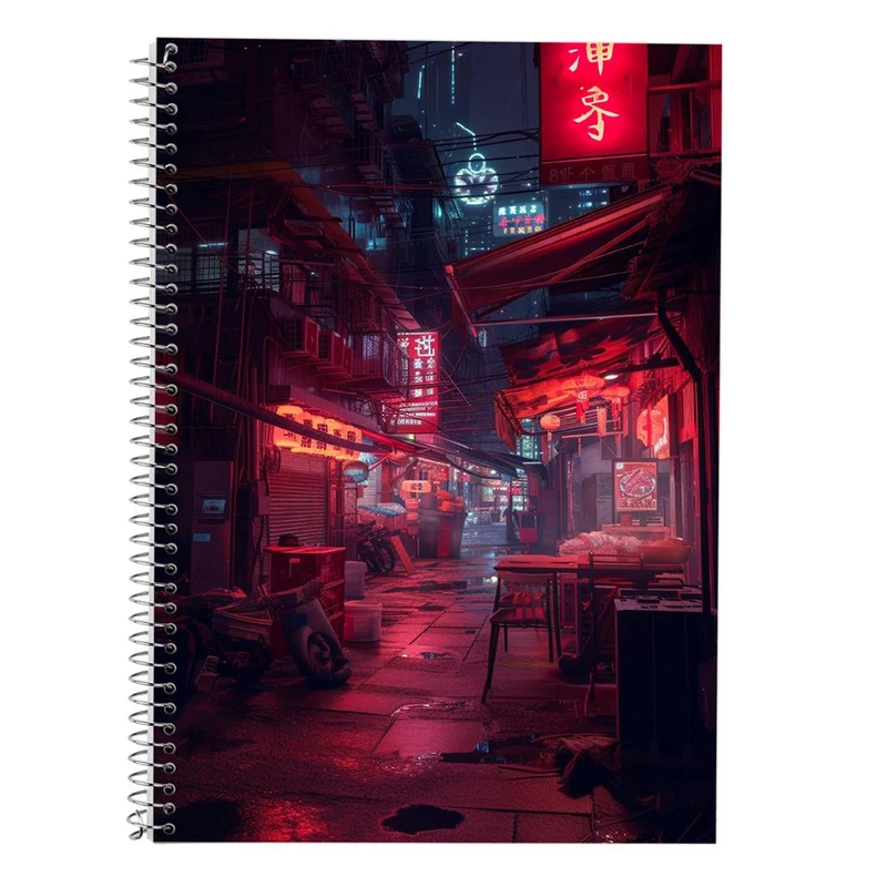 دفتر لغت 50 برگ مدوپد طرح شهر کد DF17407