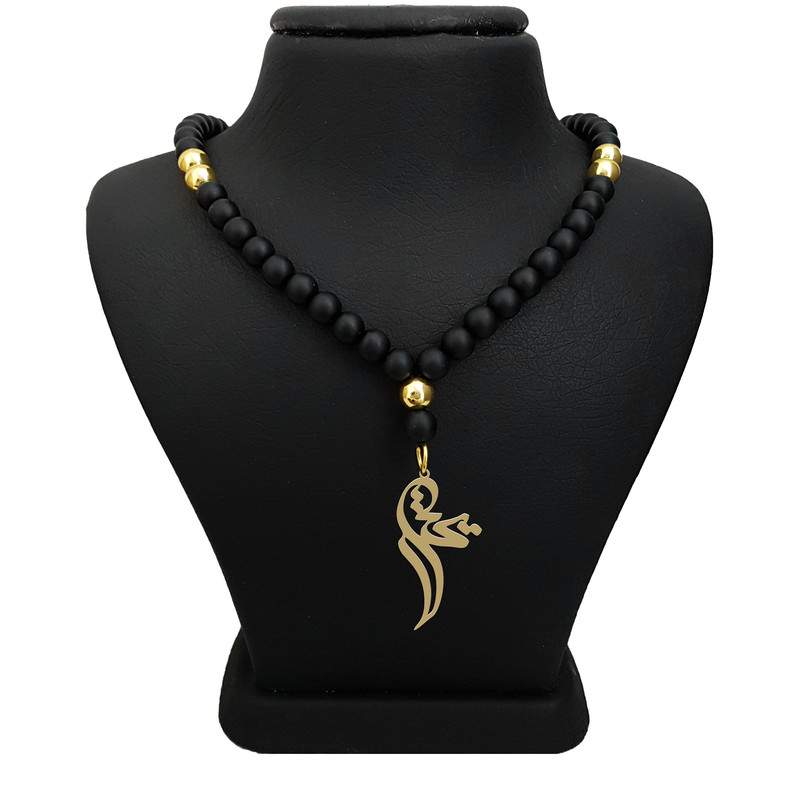 گردنبند نقره مردانه ترمه ۱ مدل یحیا کد ma 2190 گردنبند نقره مردانه ترمه ۱ مدل یحیا کد ma 2190