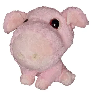 عروسک طرح خوک مدل چشم تیله ای کد 783 ارتفاع 21 سانتی‌متر