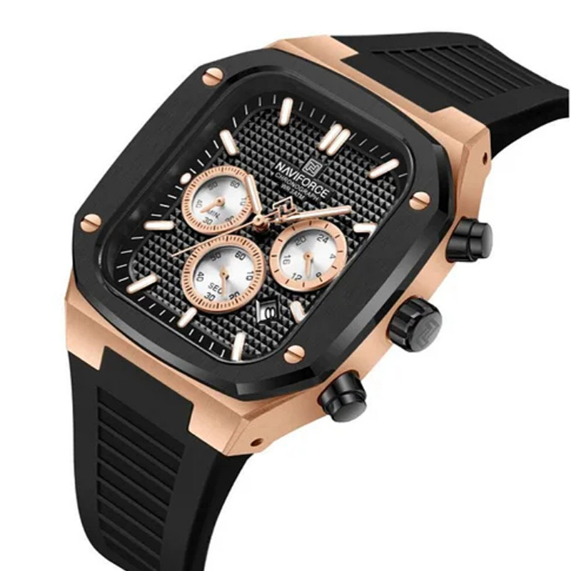 ساعت مچی عقربهای مردانه نیوی فورس مدل کرنوگراف کد NF 8037BRB ساعت مچی عقربهای مردانه نیوی فورس مدل کرنوگراف کد NF 8037BRB