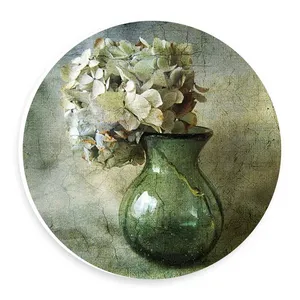 دیوارکوب طرح گلدان بلوری و گل مدل wtb491