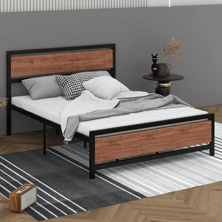 تختخواب فلزی یک نفره مدل G-TF10 سایز 120*200 سانتی متر