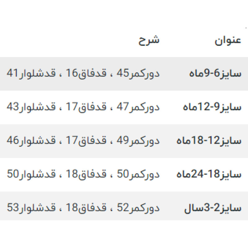 شلوار نوزادی مدل chb4229