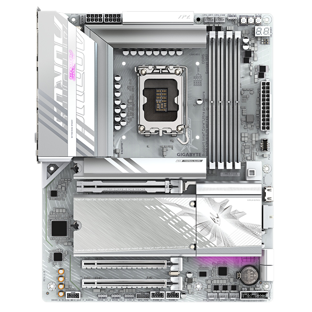 مادربرد گیگابایت مدل B860 AORUS ELITE WIFI7 ICE