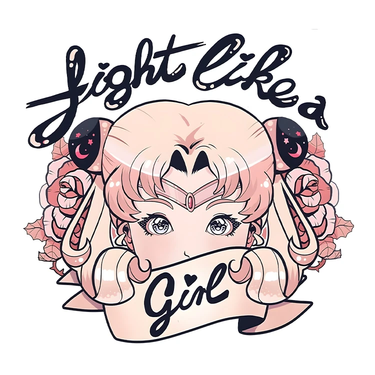 استیکر پارچه و لباس پاد آفرین مدل کارتونی کیوت عروسکی دخترانه کد S5230