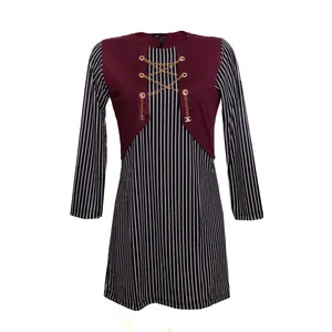 تونیک زنانه مدل RZ-HA81020-TUNIC-ZE رنگ زرشکی