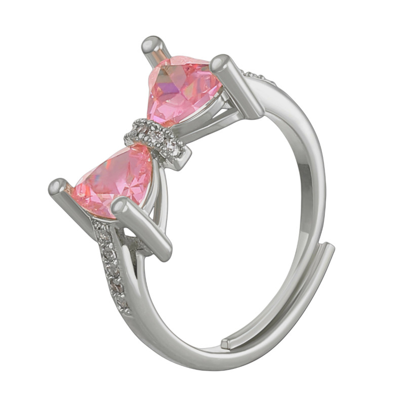انگشتر دخترانه مدل پاپیون جواهری پرنس کد Artcty21 انگشتر دخترانه مدل پاپیون جواهری پرنس کد Artcty21
