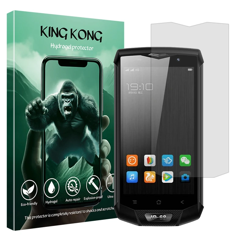 محافظ صفحه نمایش شفاف کینگ کونگ مدل Tough مناسب برای گوشی موبایل بلک ویو BV8000 Pro