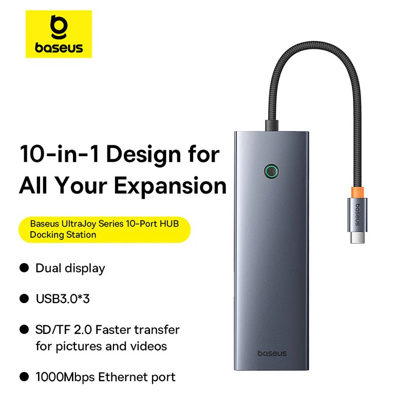 هاب 10 پورت USB-C بیسوس مدل B-C811