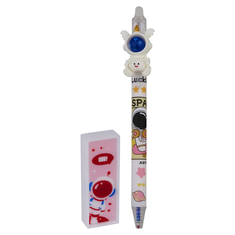 خودکار 0.7 میلی متری مدل Astronaut_99 به همراه پاک کن