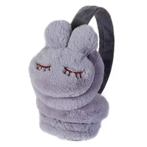 گوش گیر زمستانی بچگانه مدل هدفونی طرح خرگوش