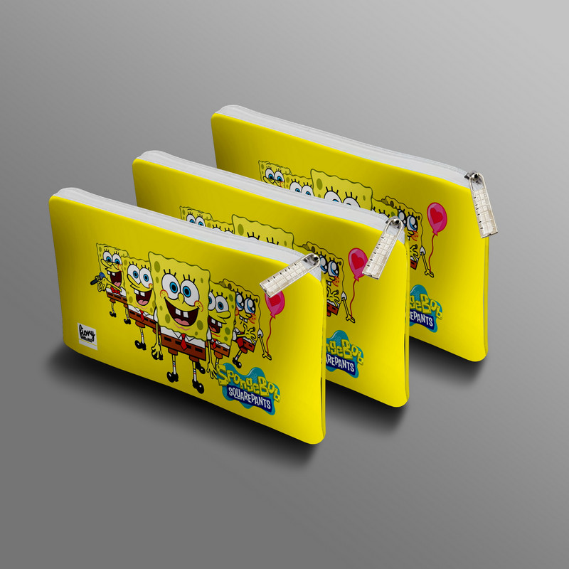 جامدادی مستر راد مدل باب اسفنجی طرح شلوار مربعی کد fiory 2034