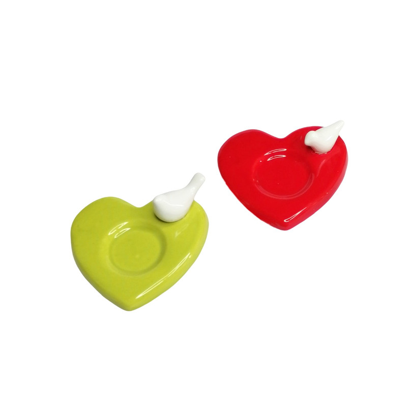 جاشمعیم مدل قلبی طرح پرنده کد A2 بسته 2 عددی