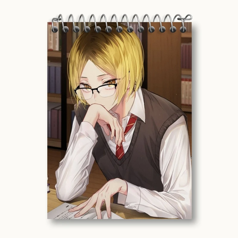 دفتر یادداشت 50 برگ خندالو مدل کوزومه کنما انیمه هایکیو Haikyu کد 17761