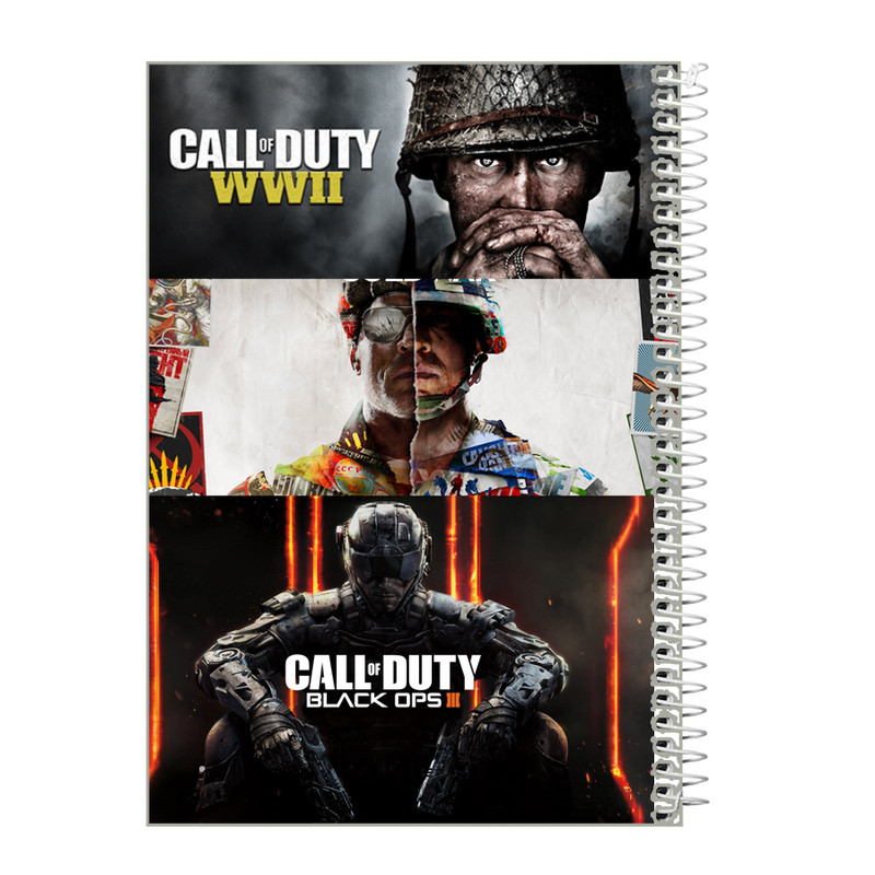 دفتر مشق 60 برگ طرح کال آف دیوتی کد f105