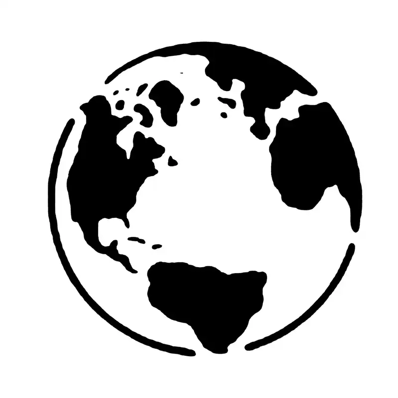 شابلون باتیس آرت طرح جهان کد 50-396