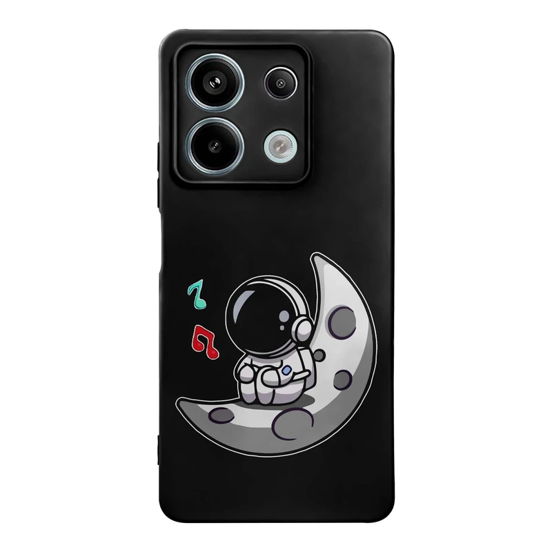 کاور قاب گارد طرح ماه و فضانورد کد s10995 مناسب برای گوشی موبایل شیائومی Redmi Note 13 Pro 5G
