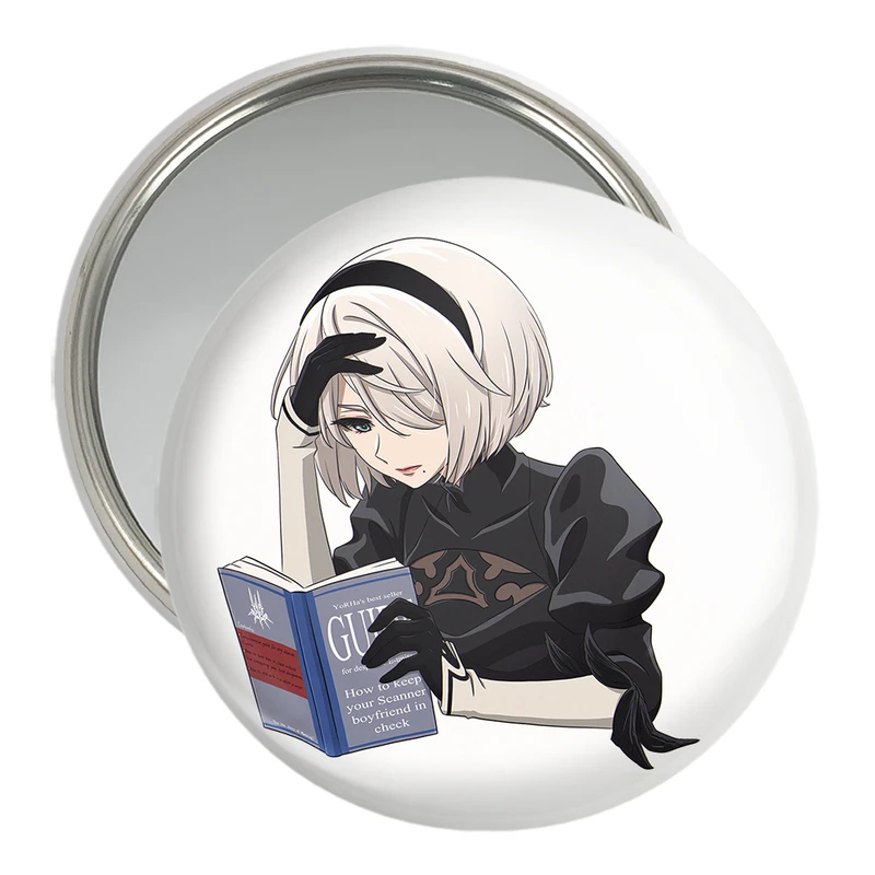 آینه جیبی خندالو مدل بازی نیر اتوماتا (Nier Automata)  کد 31588