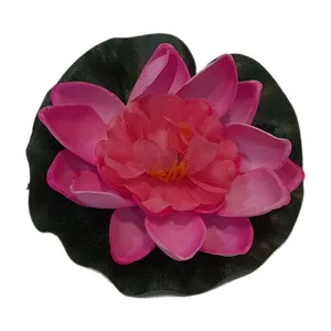 گل مصنوعی طرح نیلوفر مرداب کد 110