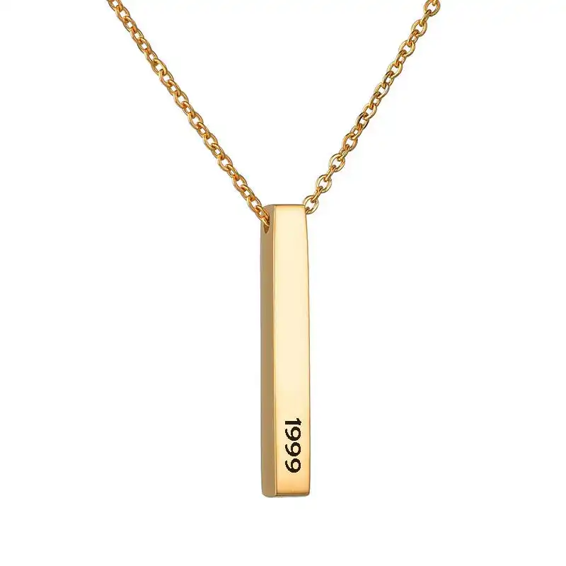 گردنبند مدل مکعب عشق کد 1999