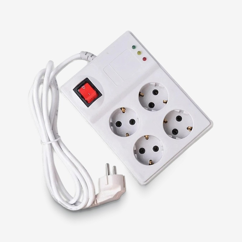چند راهی برق و محافظ ولتاژ پارت الکتریک مدل PE2204