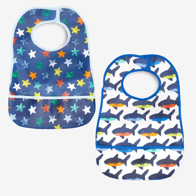 پیش بند نوزادی نکست مدل fish&star مجموعه دو عددی