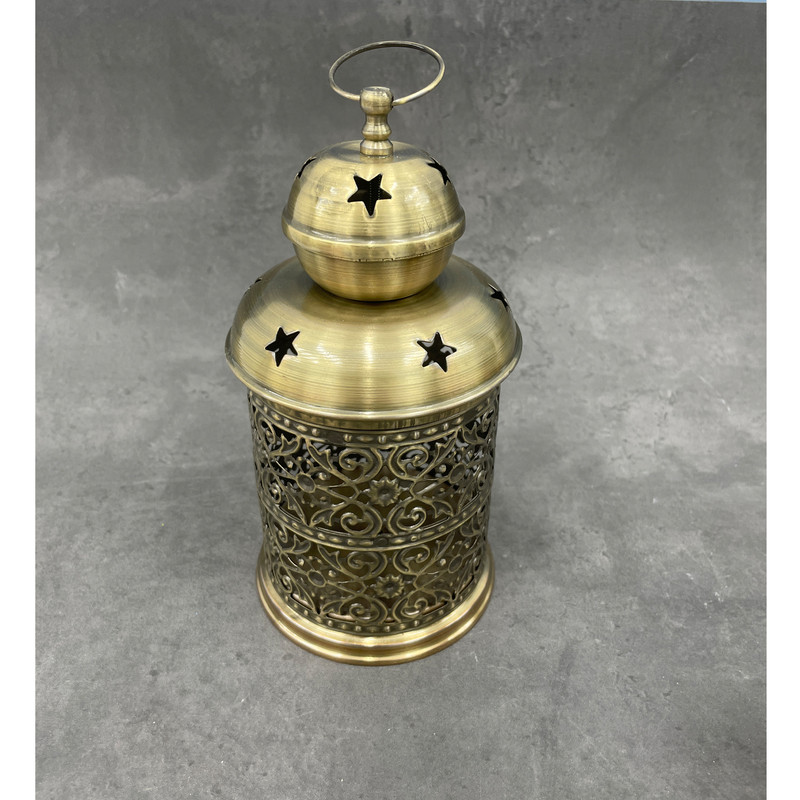 جاشمعی طرح فانوس فلزی