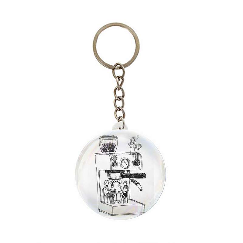 جاکلیدی عرش مدل قهوه و کافه کد Asj593