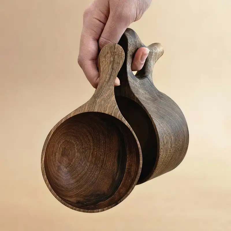 لیوان چوبی مدل کوکسا کد KC-301