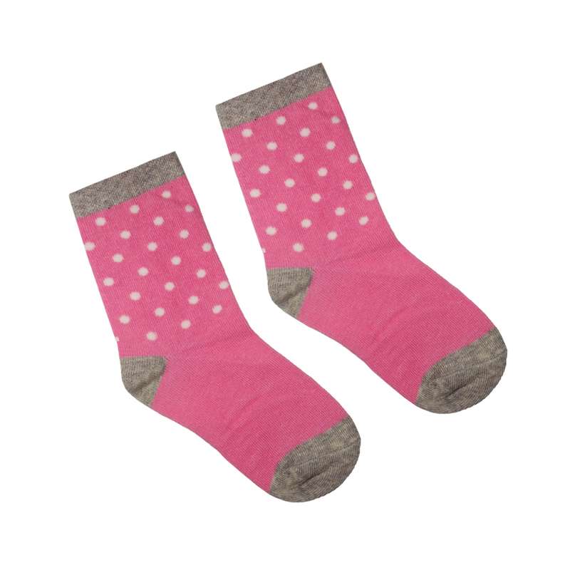 جوراب دخترانه مدل خالدار کد 130245