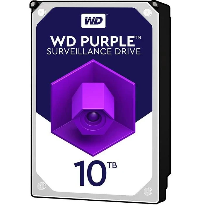 هارد اینترنال وسترن دیجیتال Purple Surveillance مدل Western Digital WD101PURA نوع رابط SATA3.0 ظرفیت 10 ترابایت