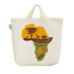 ساک خرید خندالو مدل نقشه آفریقا کد 3153