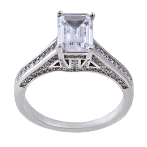   انگشتر نقره زنانه بازرگانی میلادی کد AWR-308