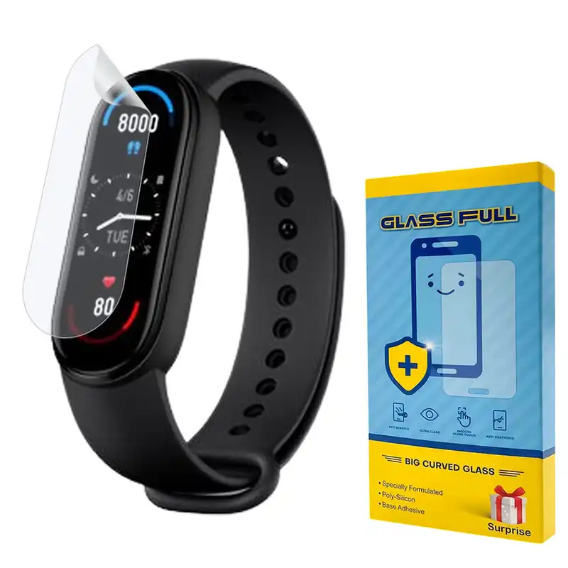 محافظ صفحه نمایش نانو گلس فول مدل TPWF مناسب برای مچ بند هوشمند شیائومی Mi Smart Band 6