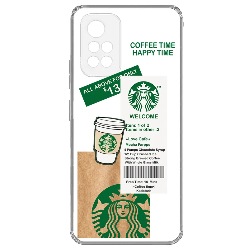 کاور طرح Starbuks مناسب برای گوشی موبایل شیائومی Poco M4 Pro