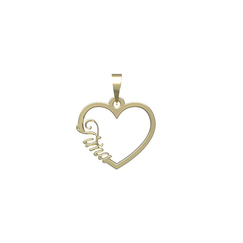 آویز گردنبند طلا 18 عیار زنانه مدوپد مدل اسم تیما tima کد PB1-10368