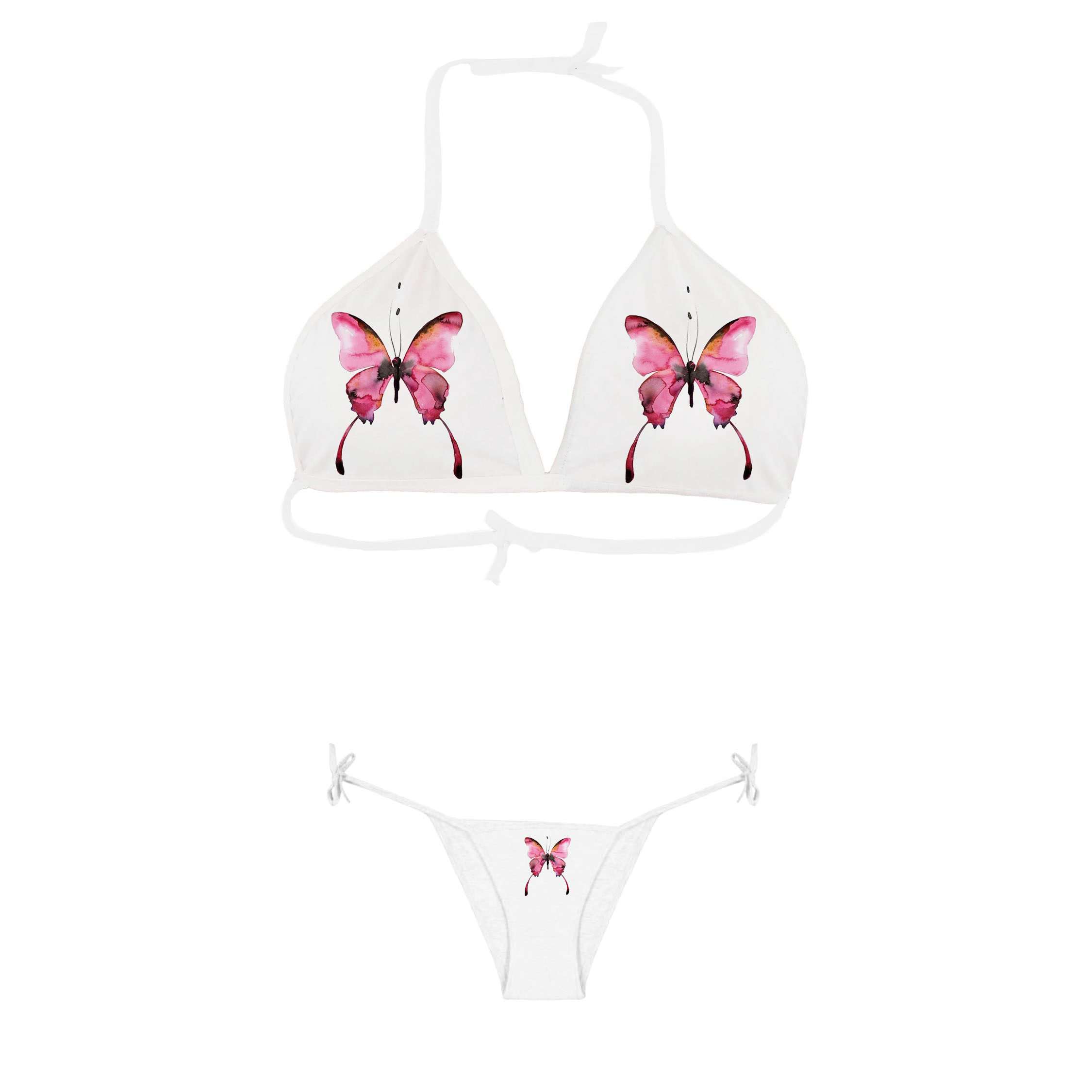 ست شورت و سوتین زنانه مدل پروانه کد 10 AAA