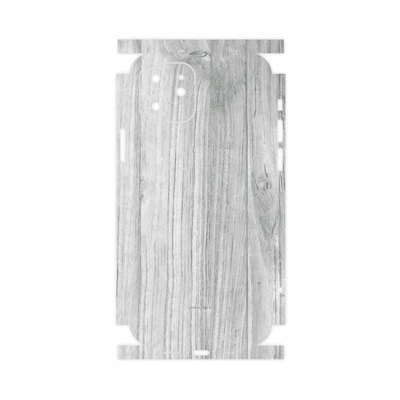 برچسب پوششی ماهوت مدل White Wood-FullSkin مناسب برای گوشی موبایل اپل iPhone 12