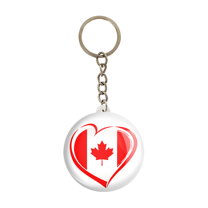 جاکلیدی خندالو مدل پرچم کانادا کد 20604 جاکلیدی خندالو مدل پرچم کانادا کد 20604