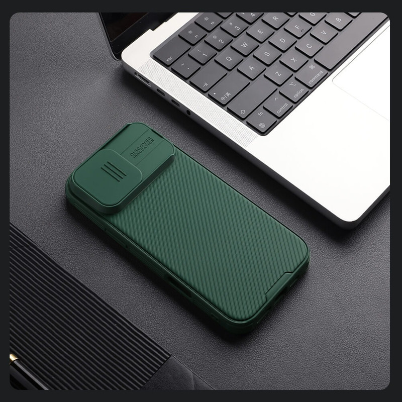 کاور نیلکین مدل CamShield Pro مناسب برای گوشی موبایل اپل iPhone 16 Pro Max