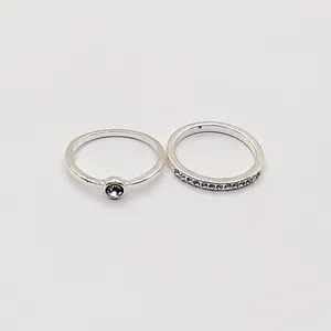 انگشتر زنانه مدل لوکس مجموعه 2 عددی