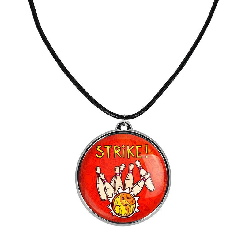 گردنبند خندالو مدل بولینگ Bowling کد 2812628127