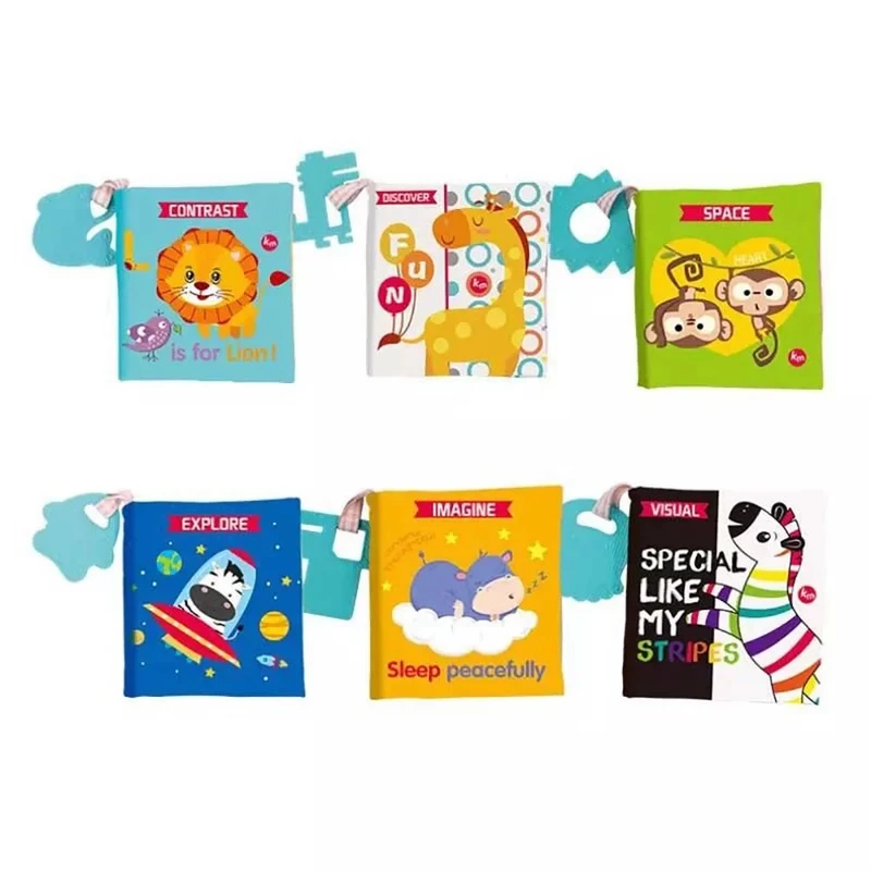 کتاب حمام کودک مدل حیوانات کد 9978 بسته 6 عددی 